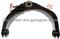 K620175 Automobile Auto Spare Car Parts Car Accessories Control Arm Dodge Ram 1500 Truck Motorcycle - img2