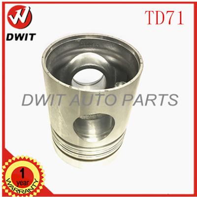 TD71 piston diameter 104.5mm piston with ring carrier