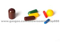 Plastic Vinyl Steel Bar End External Soft Cap