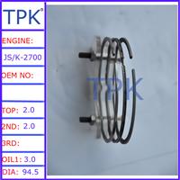 
K2700 PISTON RING,JS PISTON RING, KIA K-2700 PREGIO PISTON RING K4Z0-11-SC0 K480-23-206
