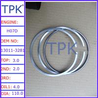 
H07D DIESEL PISTON RING SET,13019-1300A 13019-2650A 13019-2651A
