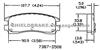 Buick Mitsubishi Galant Pontiac Rear Brake Pads D508 1251 0016