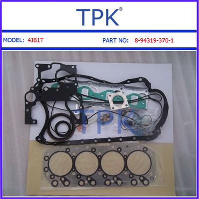 Isuzu 4JB1 full gasket kit, 4JB1T 4JB1-T complete engine gasket set 8-94319-365-2 8-94319-366-2 8-94319-367-2