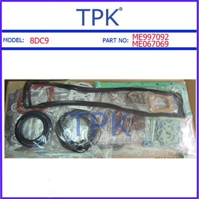 Mitsubishi 8DC9 Overhaul Gasket Kit ,8DC91 Overhauling Engine Gasket Set ME067069 ME997092