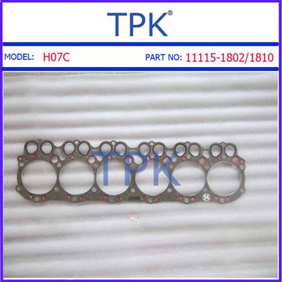 Hino H07C Engine Rebuild Gasket Set,H07CT Repair gasket kit 04010-0387 04010-0411