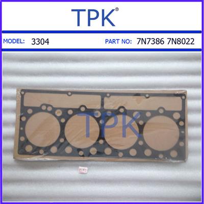 3304 Cylinder Head Gasket 7N8022, 3304DI Head Gasket 4P8915, 3304PC Head Set 7N7386