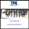 YD22 YD25 forged steel crankshaft, cast crakshaft 12200-AD200 12200-AD210