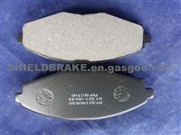 Daewoo Lanos Matiz Car Front Brake Pad D1321 9627 3708