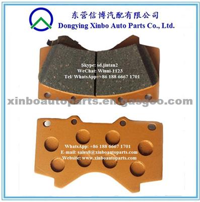 High Friction Quiet Front Disc Brake Pad 04465-60280