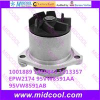 
High quality New Warranty Water Pump 1001889 1059843 1213357 EPW2174 95VW8591AA 95VW8591AB
