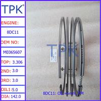 
8DC11 PISTON RING SET ME065607 (Oil ring 5mm FX)
