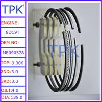 
MITSUBISHI 8DC9T ENGINE PISTON RING SET ME090578
