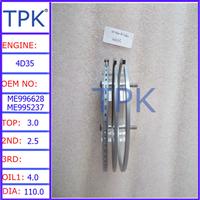 
4D35 PISTON RING, ME995237 ME996628
