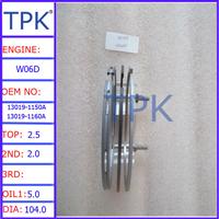 
HINO W06D PISTON RING SET,13019-1150A 13019-1160A
