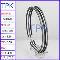 
Komatsu SA6D170-A Piston ring, SAA6D170E piston ring, 6162-33-2080
