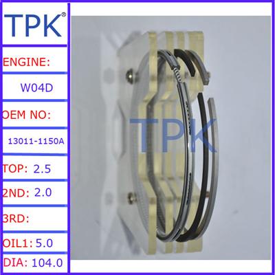 HINO W06D ENGINE PISTON RING SET,13011-1983 13011-2420 13011-2440