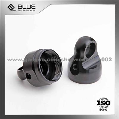 High Precision Black Anodized CNC Turning