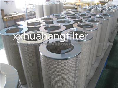 Washable Pleated Polyester Cylinder Dust Collection Air Filter Cartridge