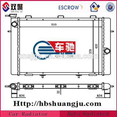 China aluminum truck radiator OEM93596586