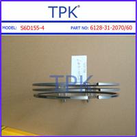 
S6D155-4 Piston Ring Set, 6128-31-2070 6128-31-2060
