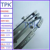 
Mitsubishi 6D14 piston ring ME999952
