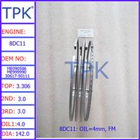 
8DC11 PISTON RING 30617-50111 ME999990 ME090586 (Oil 4mm, FM)
