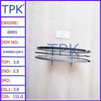 
Isuzu 6HH1 Piston Ring 8-94392-128-1
