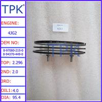 
Isuzu 4JG2 Piston Ring,8-97080-215-0 8-94370-449-0
