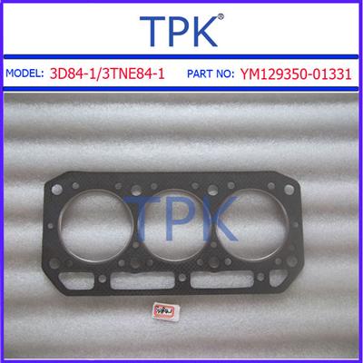 3D84-1 Head Gasket , 3D84 Cylinder Head Gasket YM129350-01331