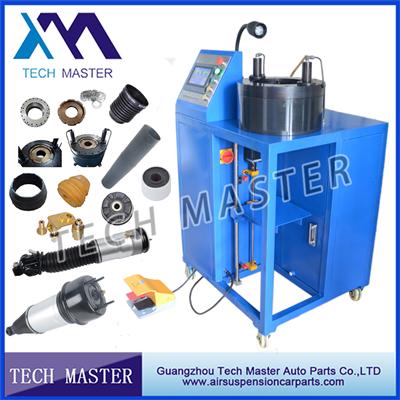 Automatic hydraulic hose crimping machine for air suspension spring and shock absorber