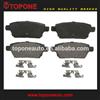 For MAZDA brake pad 6E5Z2200C A747K from China manufacturer D1161