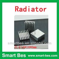 
Smart Bes customized are available fan heat sink ,aluminum radiator 14*14*6MM Notebook radiator
