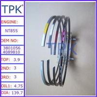 
3801056 4089810, NT855 piston ring set
