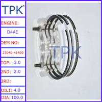 
23040-41400 for MOBIS PISTON RING SET,D4AE PISTON RING
