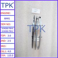 
6HH1 Piston Ring 8-94390-799-2 8-94390-799-0
