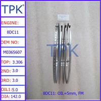 
8DC11 PISTON RING ME065607 Oil ring 5mm FM
