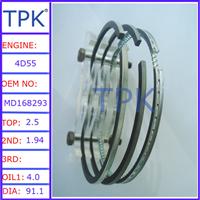 
H100,4D56 piston ring MD168293 MD050390 MD103391
