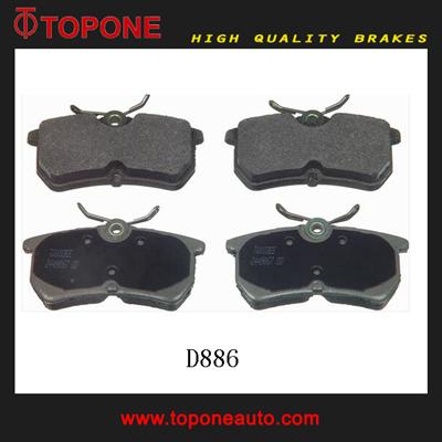 D886 preno pad low metallic top quality brake pad for FORD for VOLVO 1075565 GDB1354 brake pads