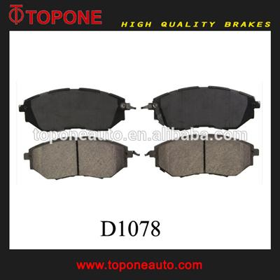 Japanese car brake pads D1078 GDB3372 24221 26296AG000
