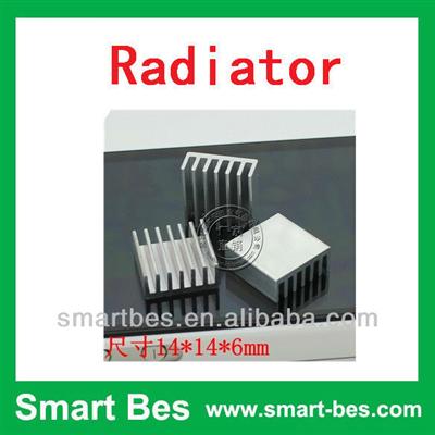 Smart Bes customized are available fan heat sink ,aluminum radiator 14*14*6MM Notebook radiator