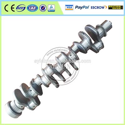 Forged engine crankshaft 3965008 for PC300-8 excavator engine crankshaft 6745-31-1120