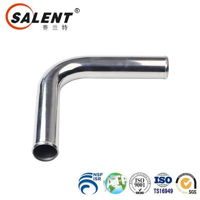 90 degree Aluminum Turbo Intercooler Pipe Tube 45mm 1.75''