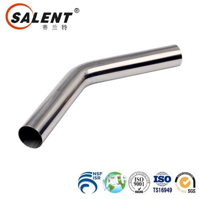 45 degree Aluminum Turbo Intercooler Pipe Tube 70mm 2.75''