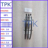 
Isuzu 6BF1 Piston Ring,1-12121-052-0 5-12121-006-0 5-12121-006-1
