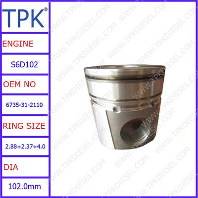 4D102 S4D102 SA4D102 Engine piston,6735-31-2110 6735-31-2111