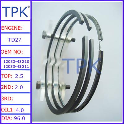 TD27 TD27T Engine PISTON RING 12033-43G11 12033-43G10