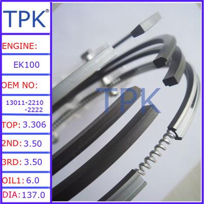 HINO EK100 RING SET, 13011-1021 13011-1021B