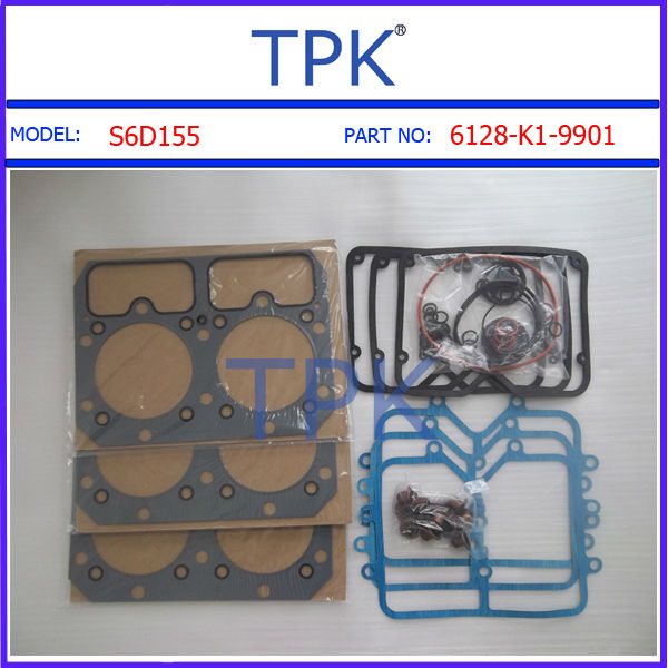 Overhaul Gasket Kit For Komatsu S6D155 Engine