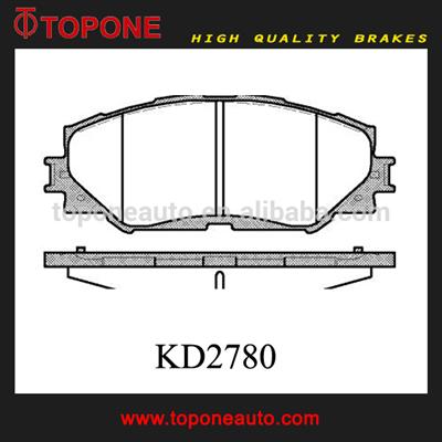 For TOYOTA Auto Disc Brake Pad KD2780