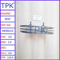 
Mitsubishi 4D35 piston ring set
